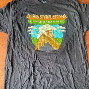 Chris Stapleton’s All American Road Show 2022 Tour Concert T-Shirt Size L